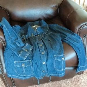 Christopher& banks denim jacket,xl,nwt